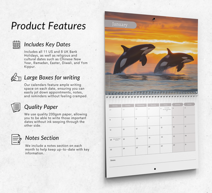 Orca Calendar 2027