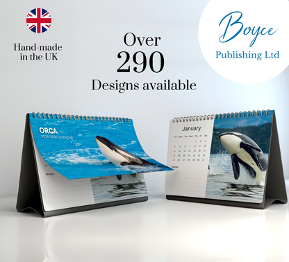 Orca Desk Calendar 2026-2027