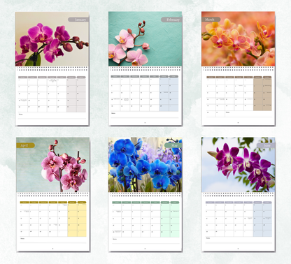 Orchids Calendar 2026