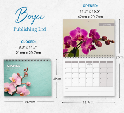 Orchids Calendar 2026