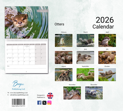 Otter Calendar 2026