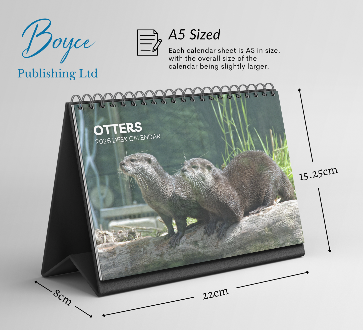 Otter Desk Calendar 2026-2027