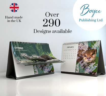 Otter Desk Calendar 2026-2027