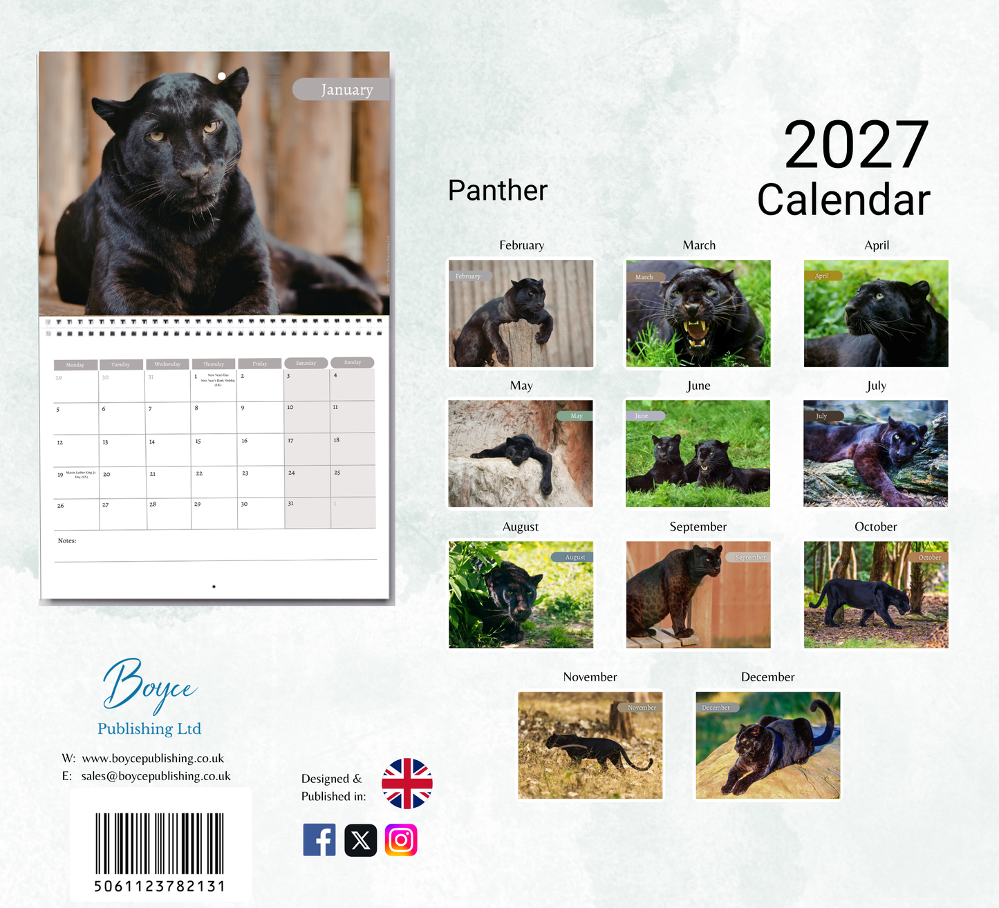 Panther Calendar 2027