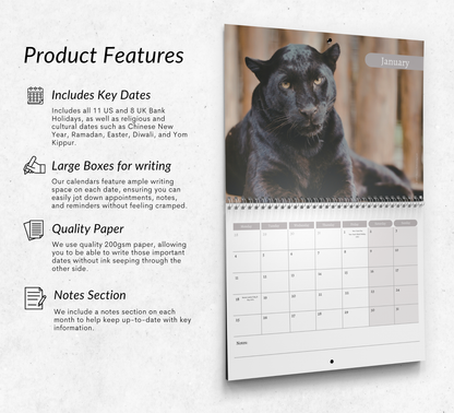 Panther Calendar 2027