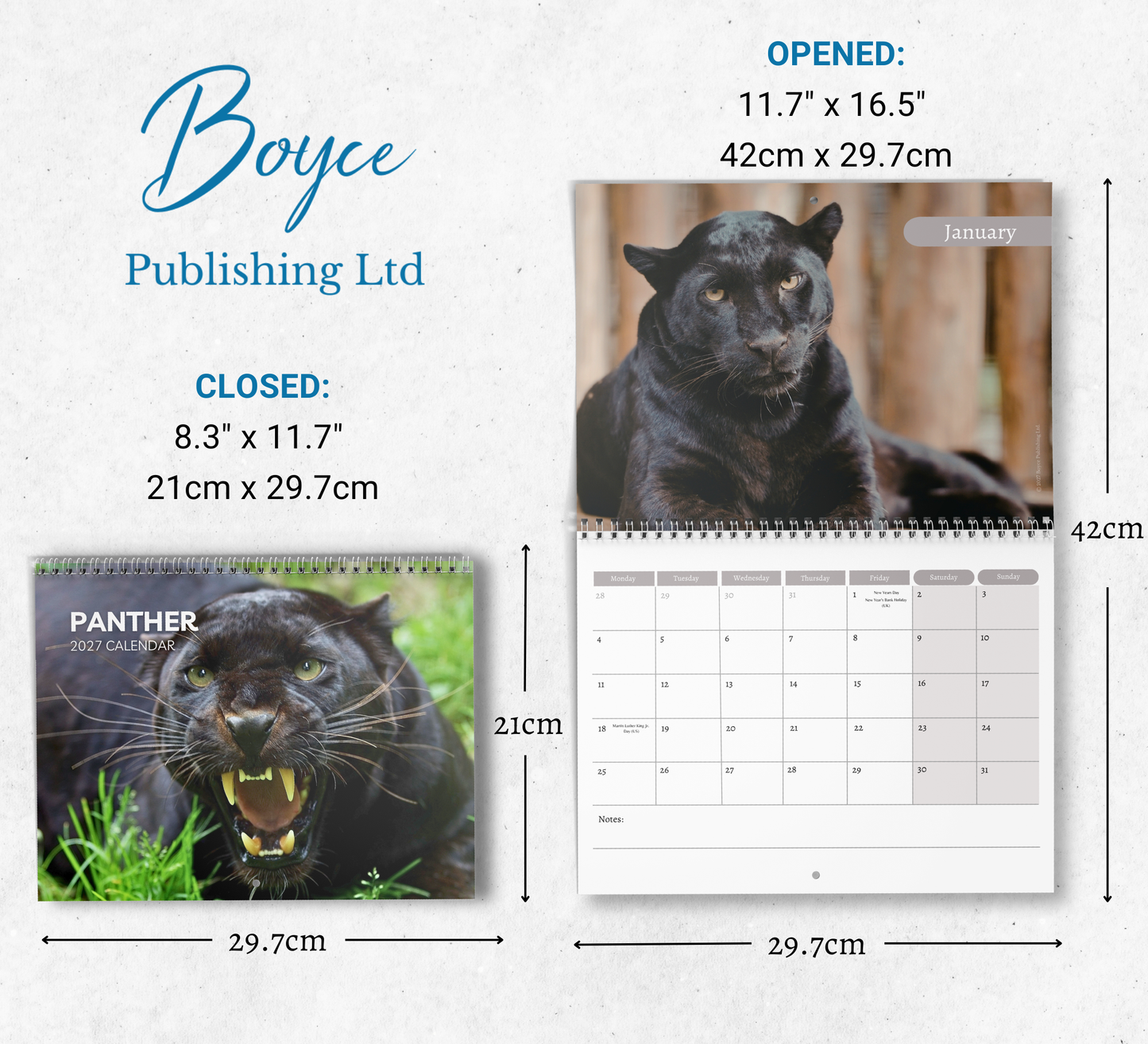 Panther Calendar 2027