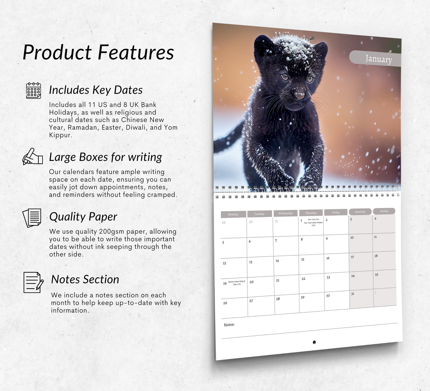 Panther Calendar 2026