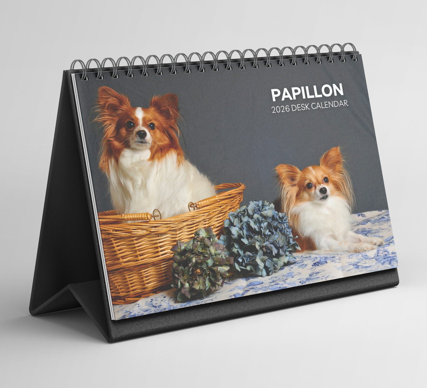 Papillon Desk Calendar 2026-2027