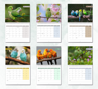 Parakeet Calendar 2027