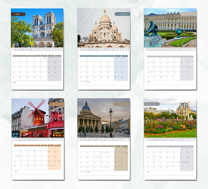 Paris Calendar 2027
