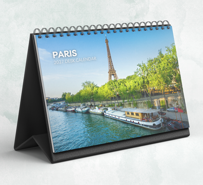 Paris Desk Calendar 2027-2028