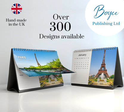 Paris Desk Calendar 2027-2028