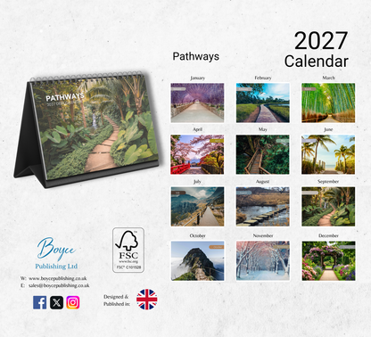 Pathways Desk Calendar 2027-2028