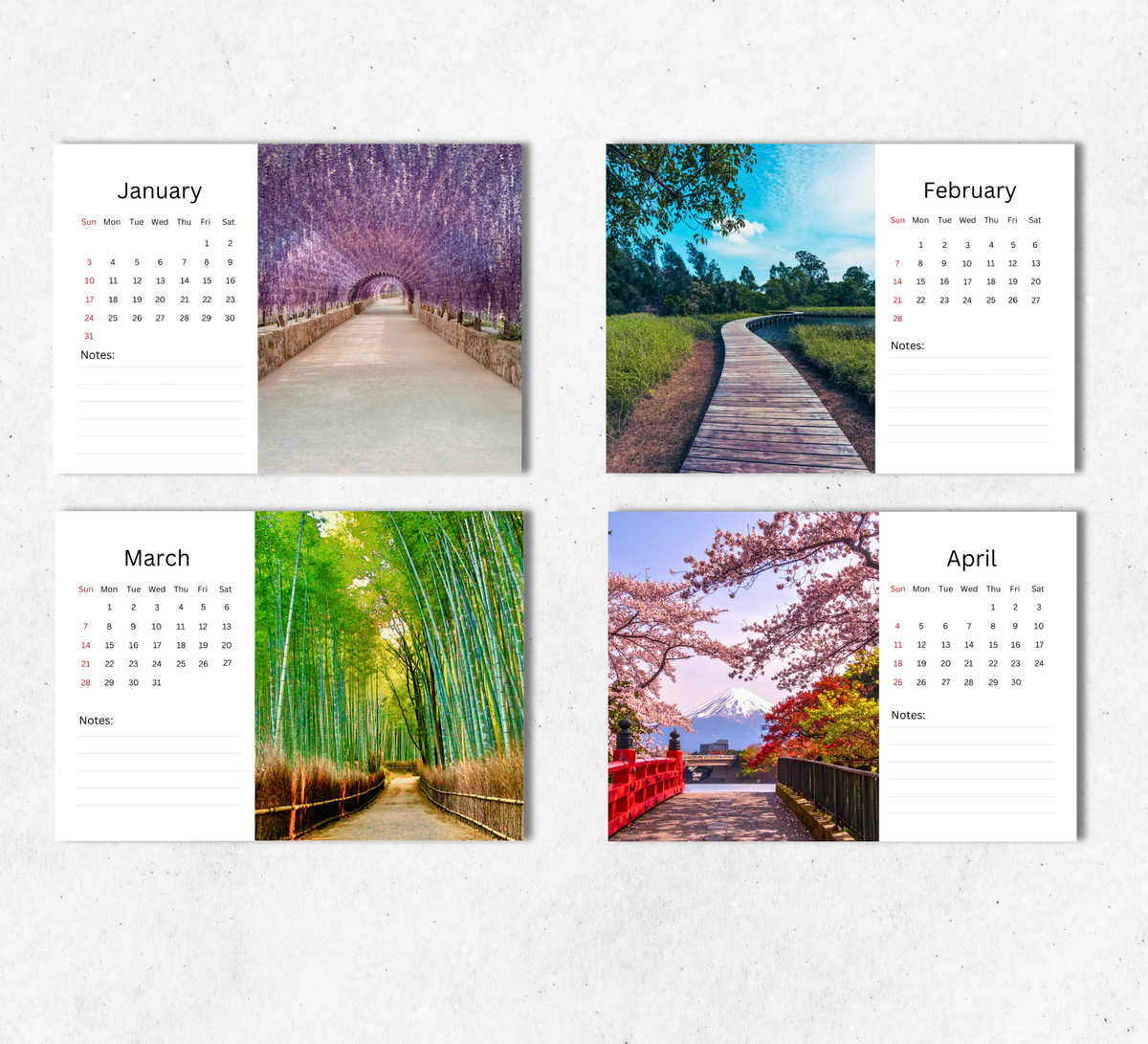 Pathways Desk Calendar 2027-2028
