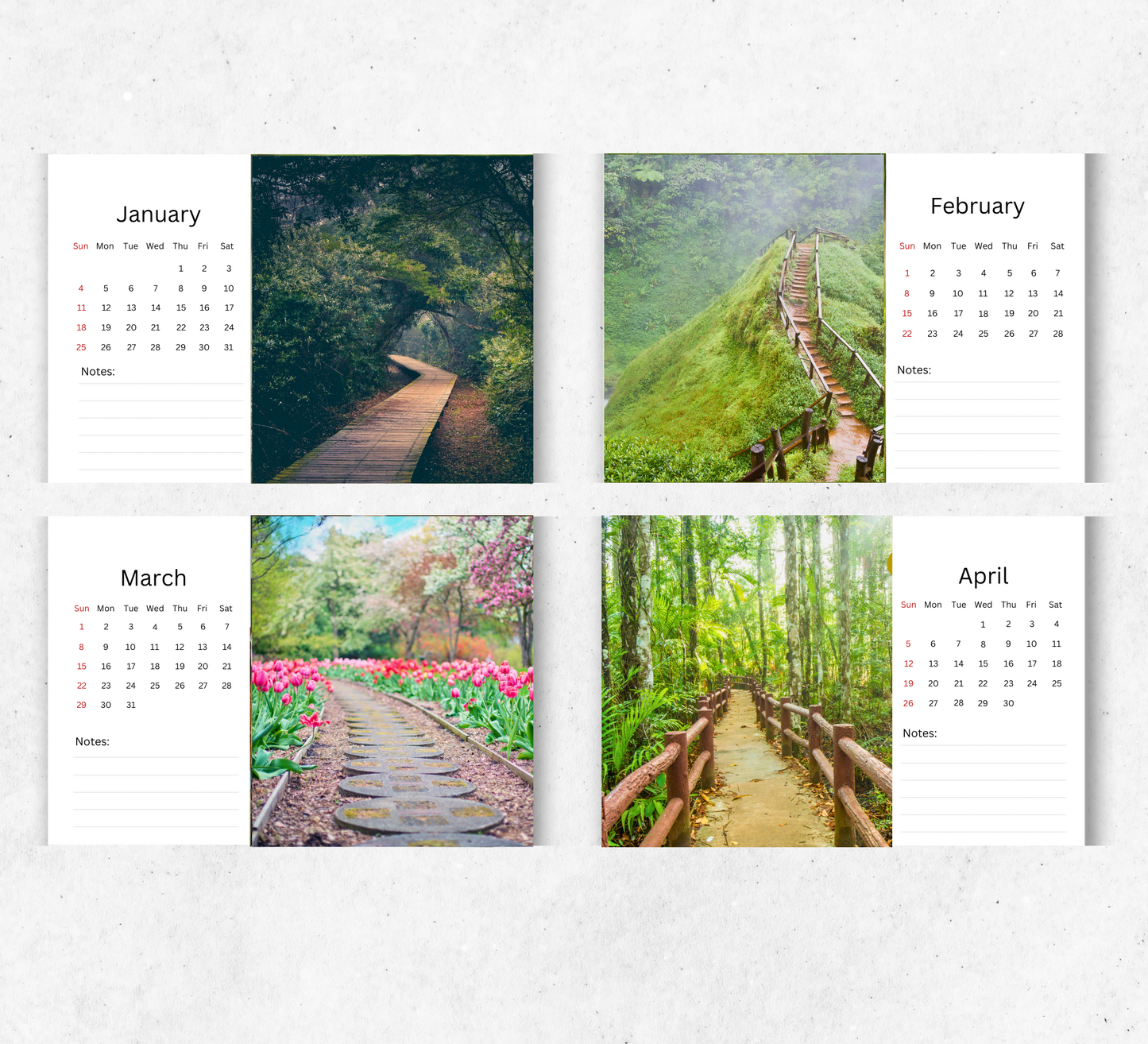 Pathways Desk Calendar 2026-2027