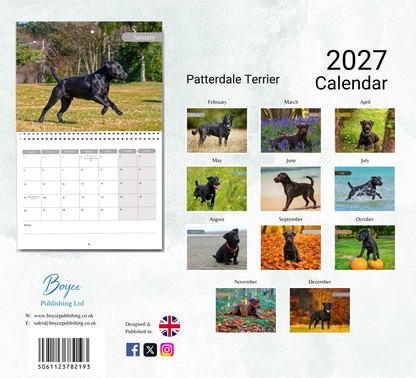 Patterdale Terrier Calendar 2027