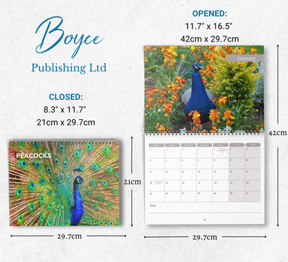 Peacock Calendar 2027