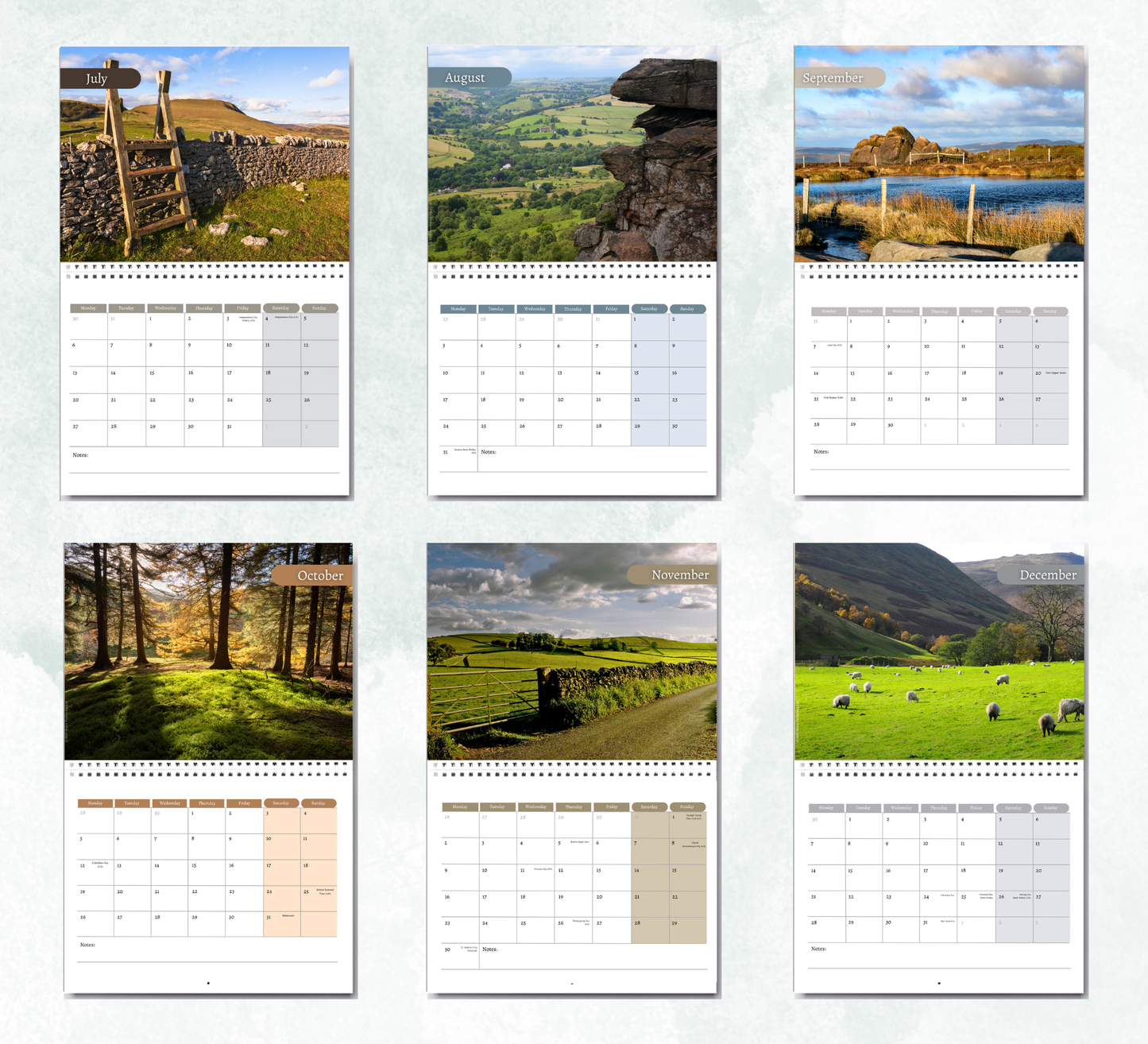 Peak District Calendar 2027