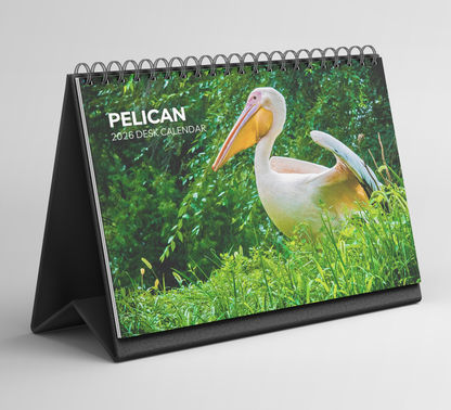 Pelican Desk Calendar 2026-2027