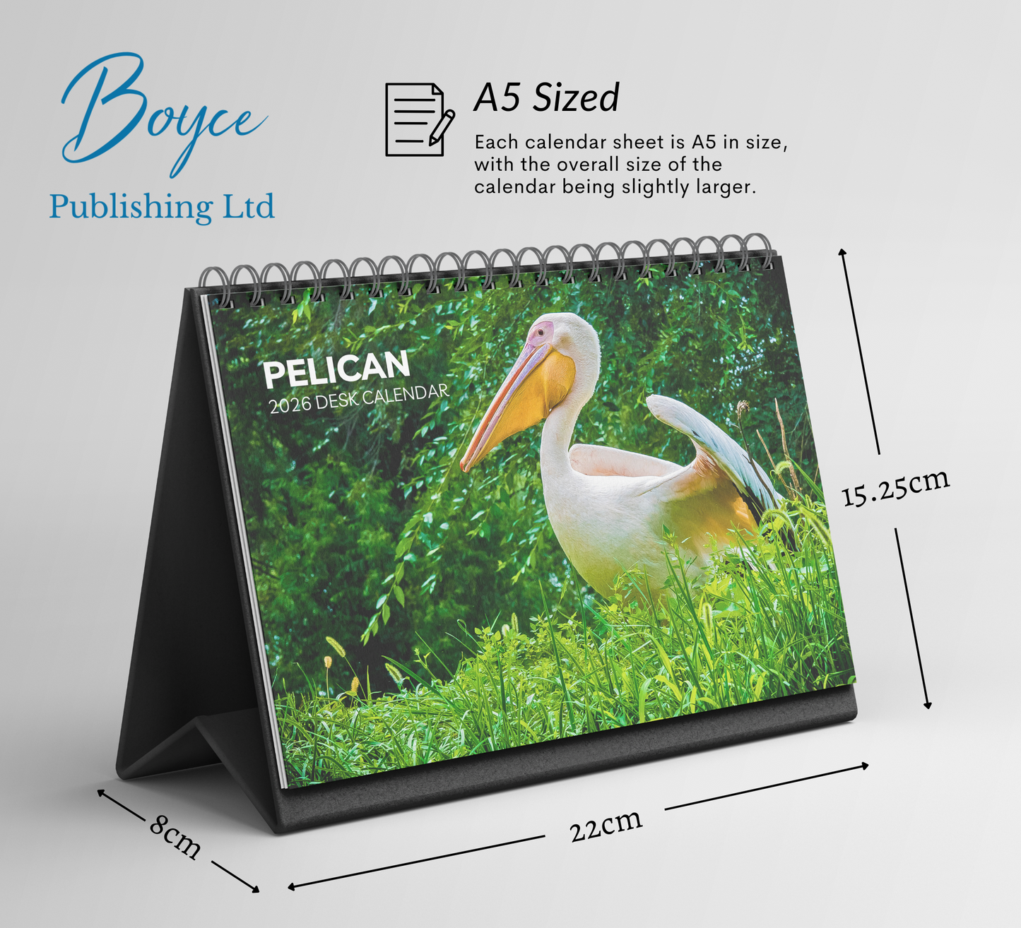 Pelican Desk Calendar 2026-2027