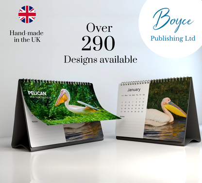 Pelican Desk Calendar 2026-2027