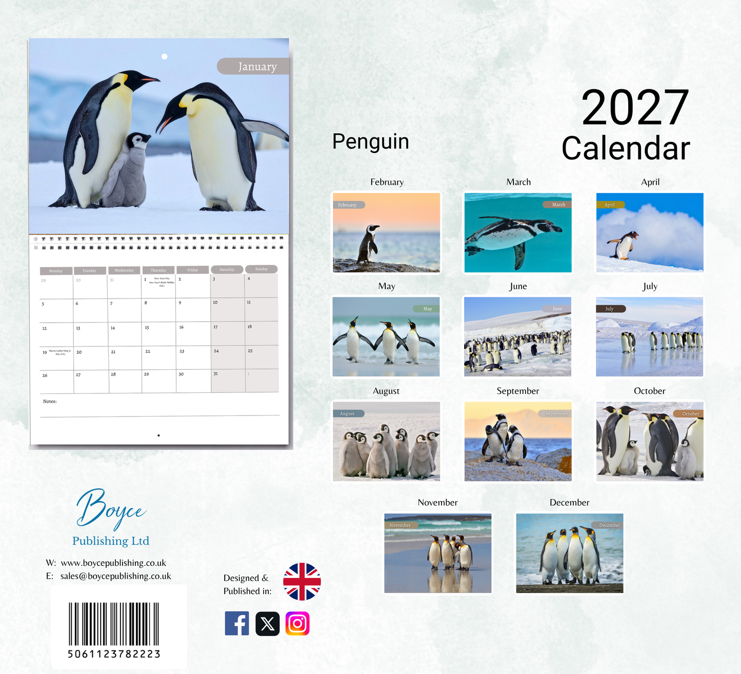 Penguin Calendar 2027