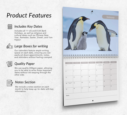 Penguin Calendar 2027