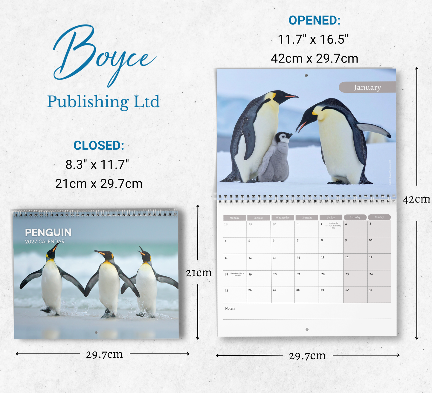 Penguin Calendar 2027