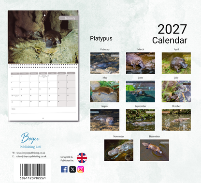 Platypus Calendar 2027
