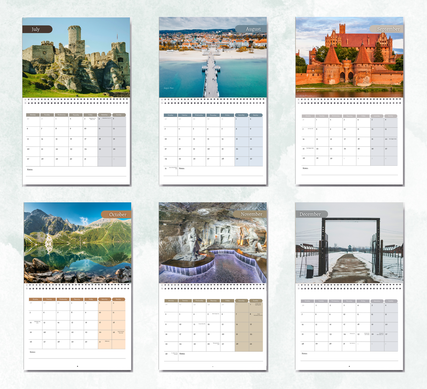Poland Calendar 2027