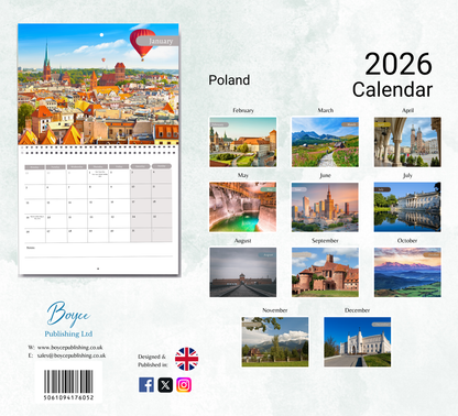 Poland Calendar 2026