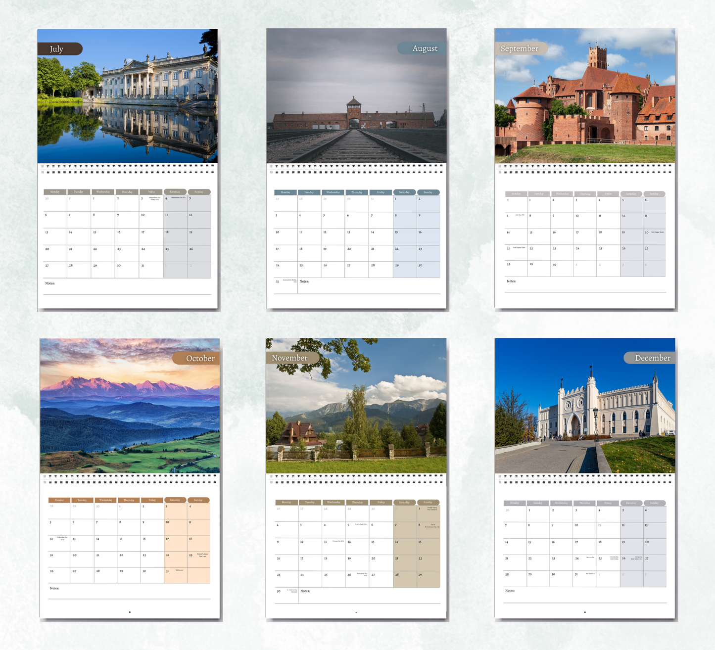 Poland Calendar 2026