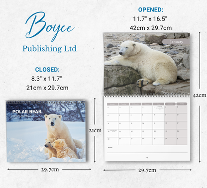 Polar Bear Calendar 2027