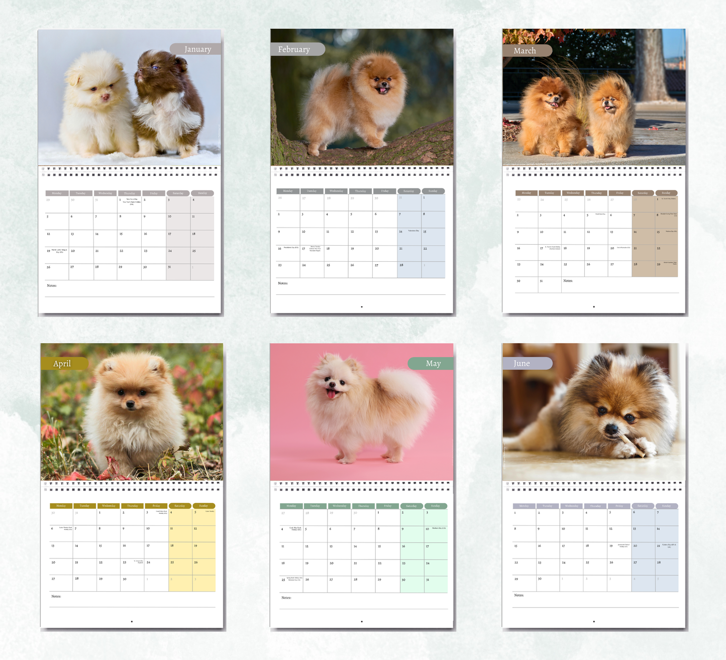 Pomeranian Calendar 2027