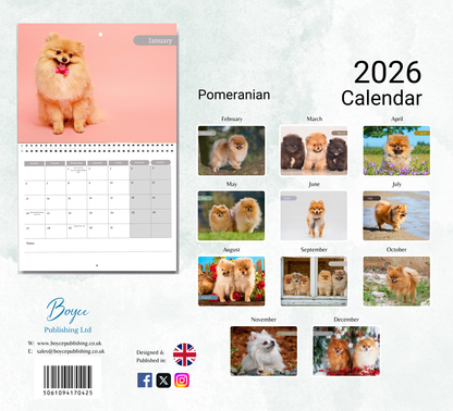 Pomeranian Calendar 2026