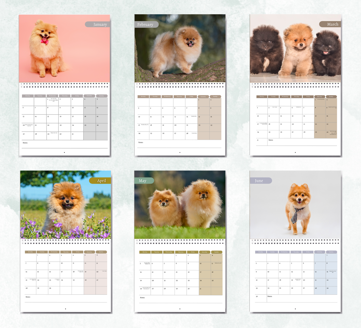 Pomeranian Calendar 2026