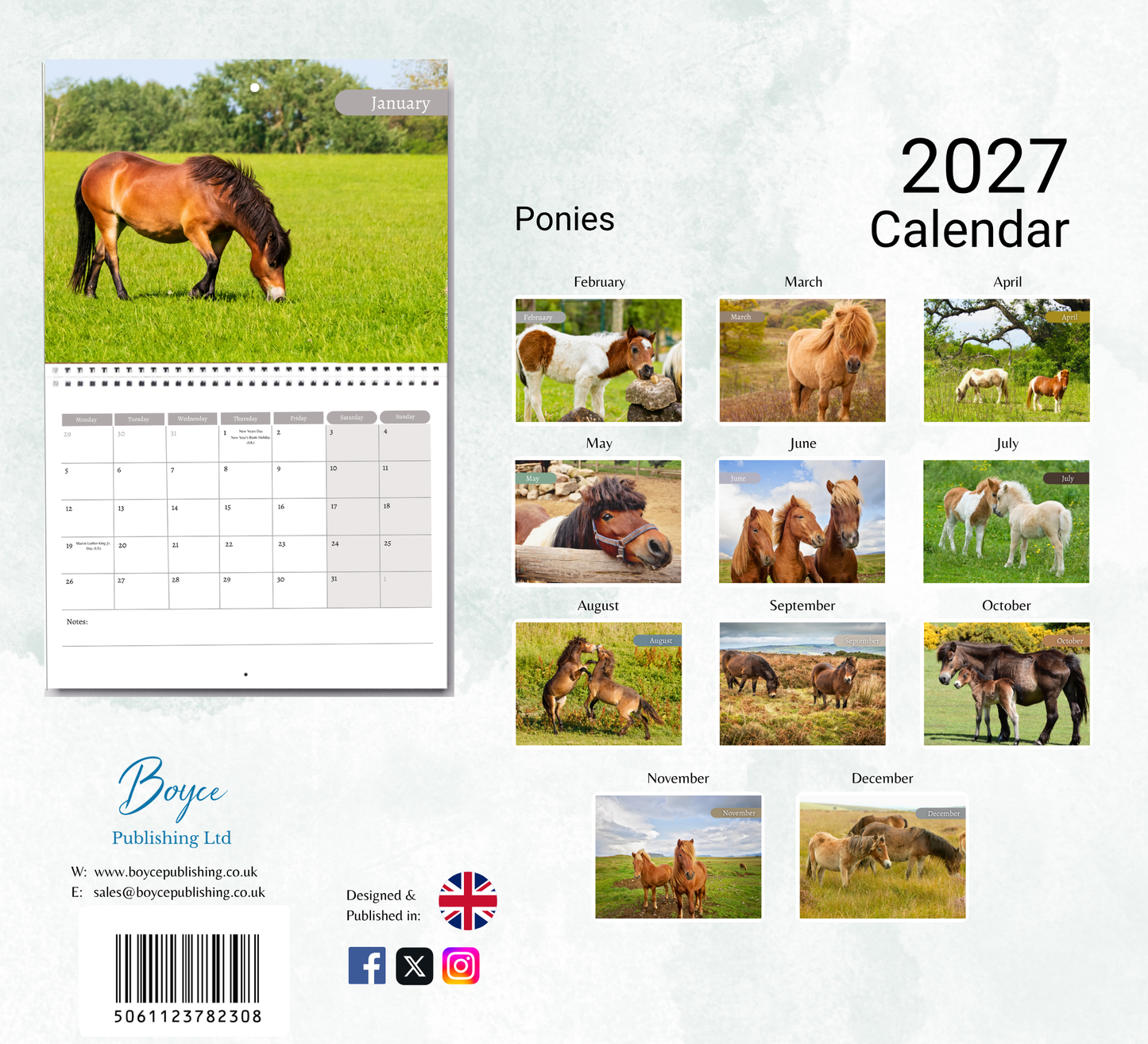 Pony Calendar 2027