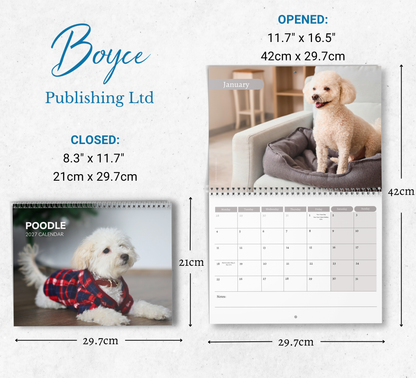 Poodle Calendar 2027
