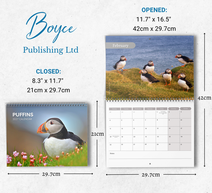 Puffins Calendar 2027