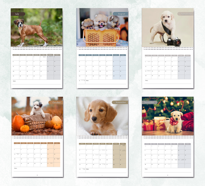 Puppy Calendar 2027