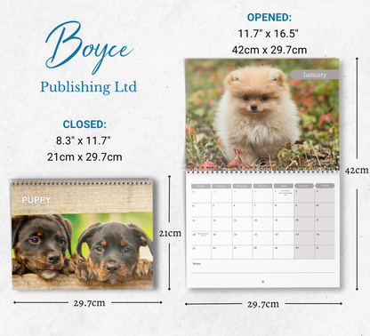 Puppy Calendar 2027