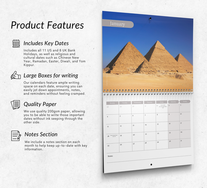 Pyramids Calendar 2027