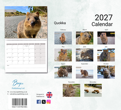 Quokka Calendar 2027