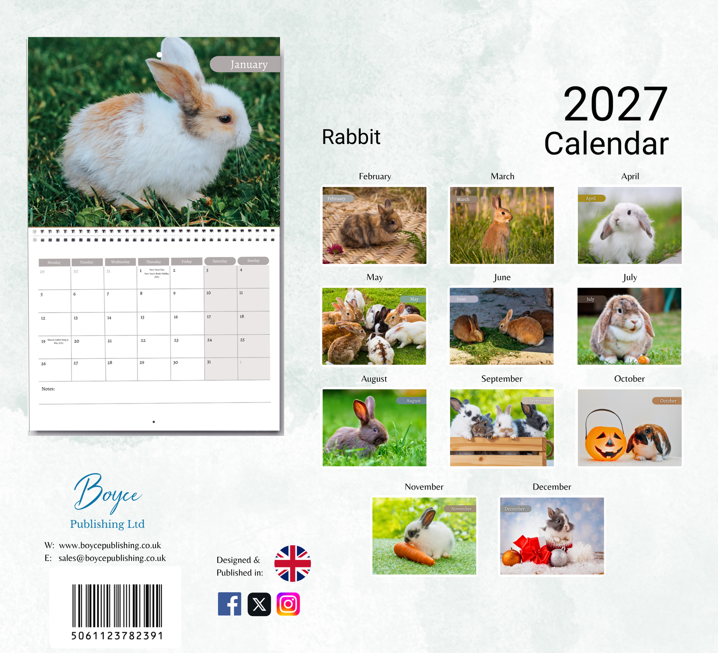 Rabbit Calendar 2027