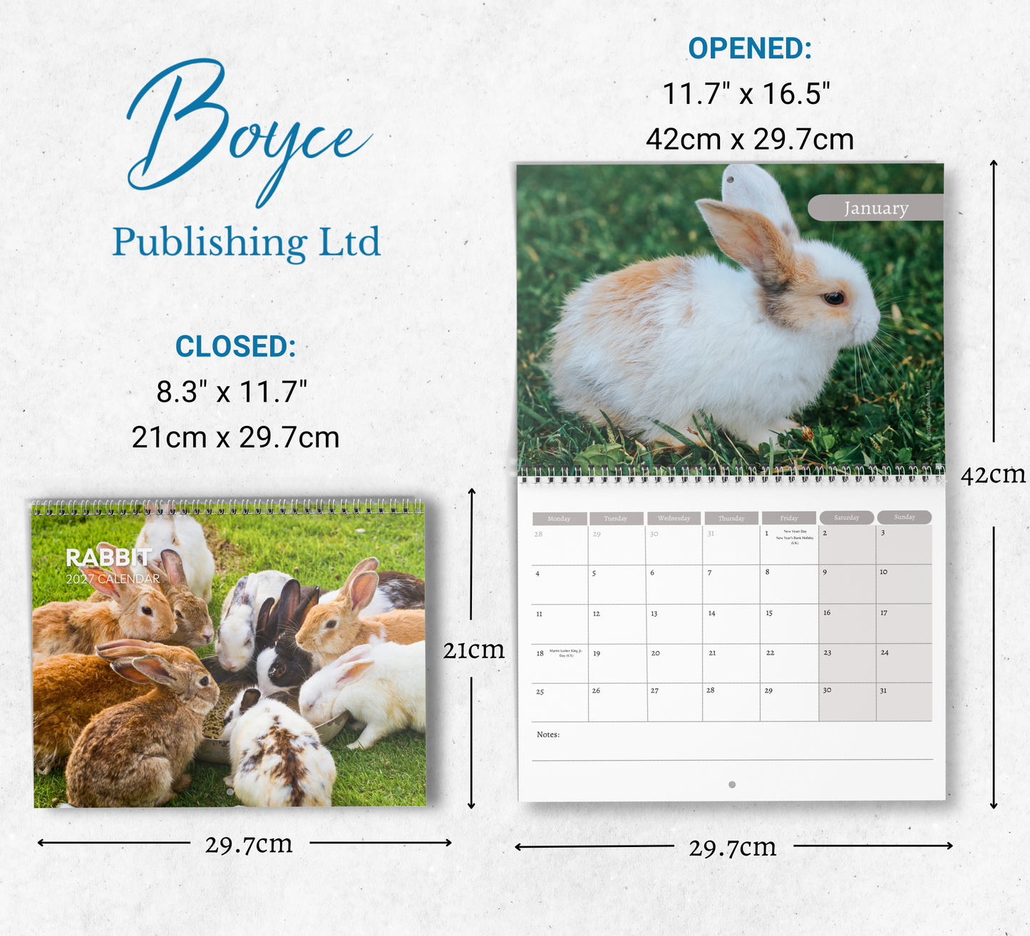 Rabbit Calendar 2027