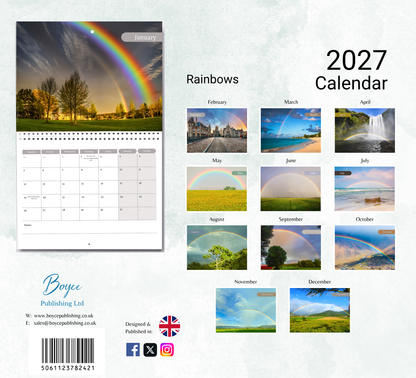 Rainbows Calendar 2027