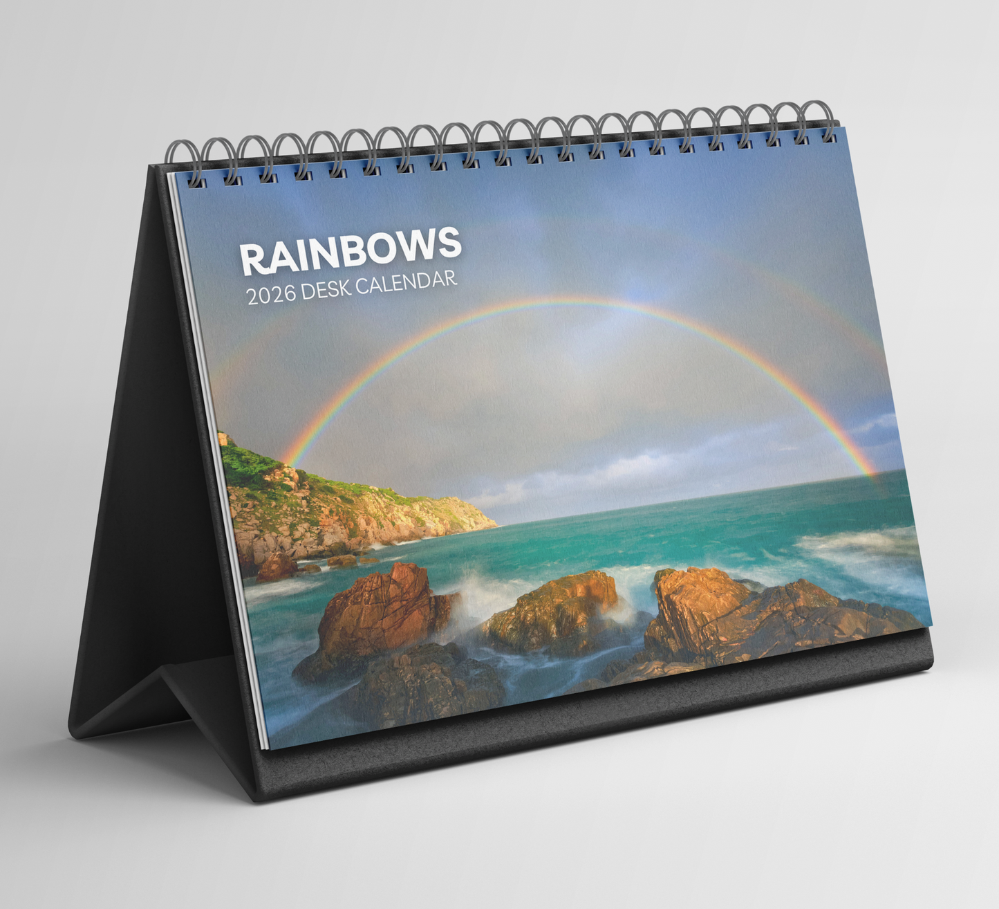 Rainbows Desk Calendar 2026-2027