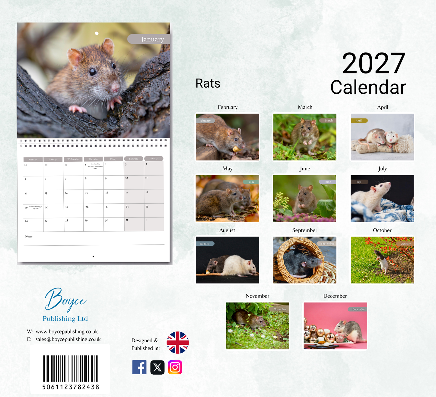 Rat Calendar 2027