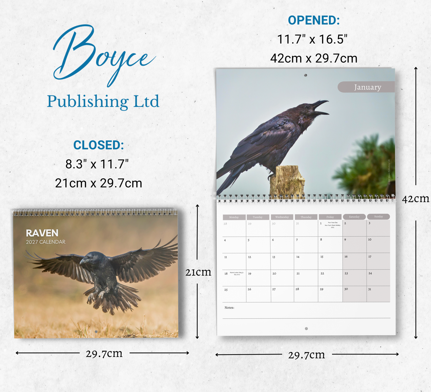 Raven Calendar 2027
