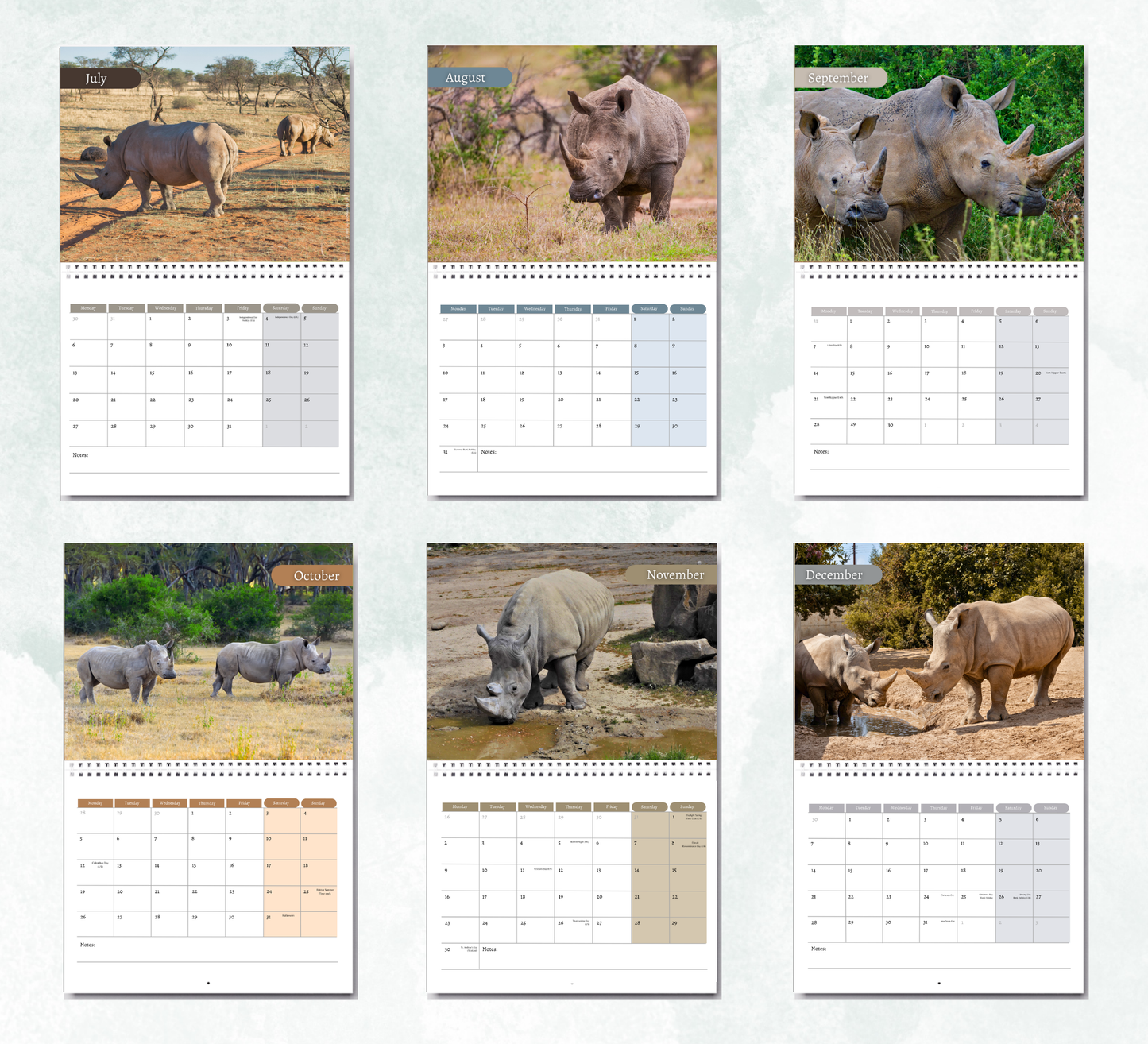 Rhino Calendar 2027